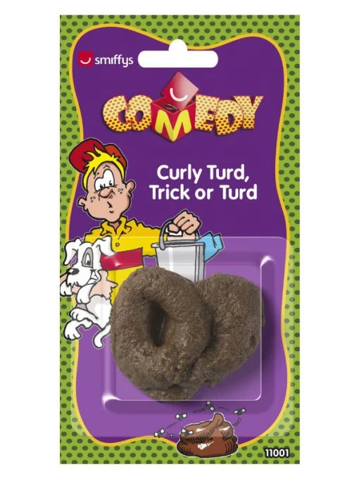 Fun Place Gifts, Jokes & Party Wear Curly Turd