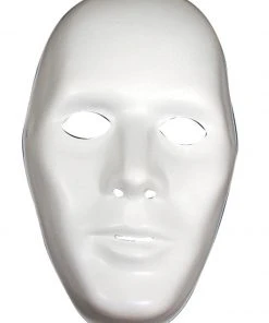 Fun Place Male White Robot Mask Masks