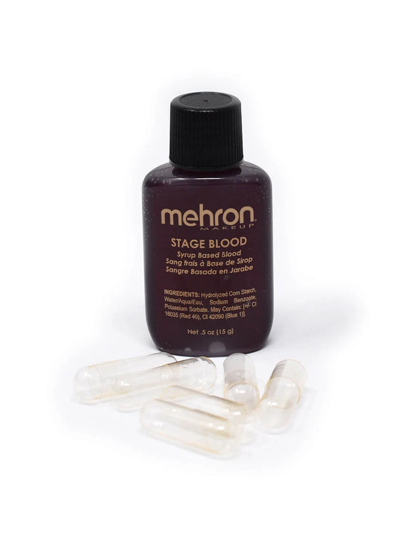 Fun Place Stage Blood - Bright Arterial W/6 Capsules - .5oz 5 Fun Place Stage Blood - Bright Arterial W/6 Capsules - .5oz