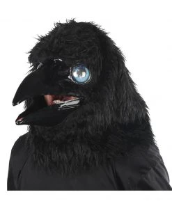Fun Place Raven Adult Mask W/Moving Mouth Animals