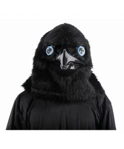 Fun Place Raven Adult Mask W/Moving Mouth Animals
