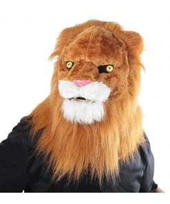 Fun Place Lion Mask With Moving Mouth Animals