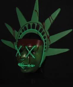 Fun Place Masks The Purge Election Year - Light Up Liberty Injection Mask
