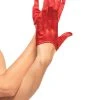 Fun Place Cosplay Mini Cropped Satin Gloves 2 Fun Place Cosplay Mini Cropped Satin Gloves