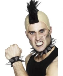 Fun Place Punk Choker And Wristband