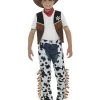Fun Place Costumes & Characters Texan Cowboy Costume, Brown