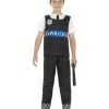 Fun Place Cop Costume, Black Costumes & Characters
