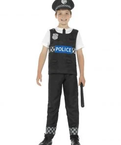 Fun Place Cop Costume, Black Costumes & Characters