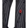 Fun Place White Gangster Tie On Elastic Decades & Eras