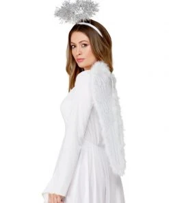 Fun Place Angel Set, Wings & Halo With Marabou