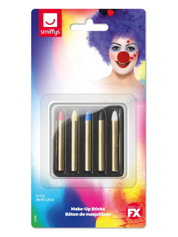 Fun Place Smiffys Make-up FX, Face/Body Paint Sticks 3 Fun Place Smiffys Make-up FX, Face/Body Paint Sticks