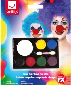 Fun Place Cosplay Smiffys Make-up FX, 7 Colour Palette Grease Paint