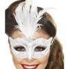 Fun Place Venetian Glitter Eyemask Adult Fancy Dress 1 Fun Place Venetian Glitter Eyemask Adult Fancy Dress