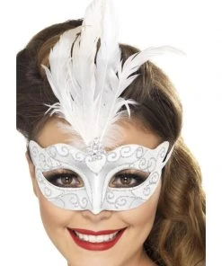 Fun Place Venetian Glitter Eyemask Adult Fancy Dress