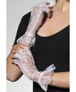 Fun Place Shop By Theme Fingerless Lace Gloves