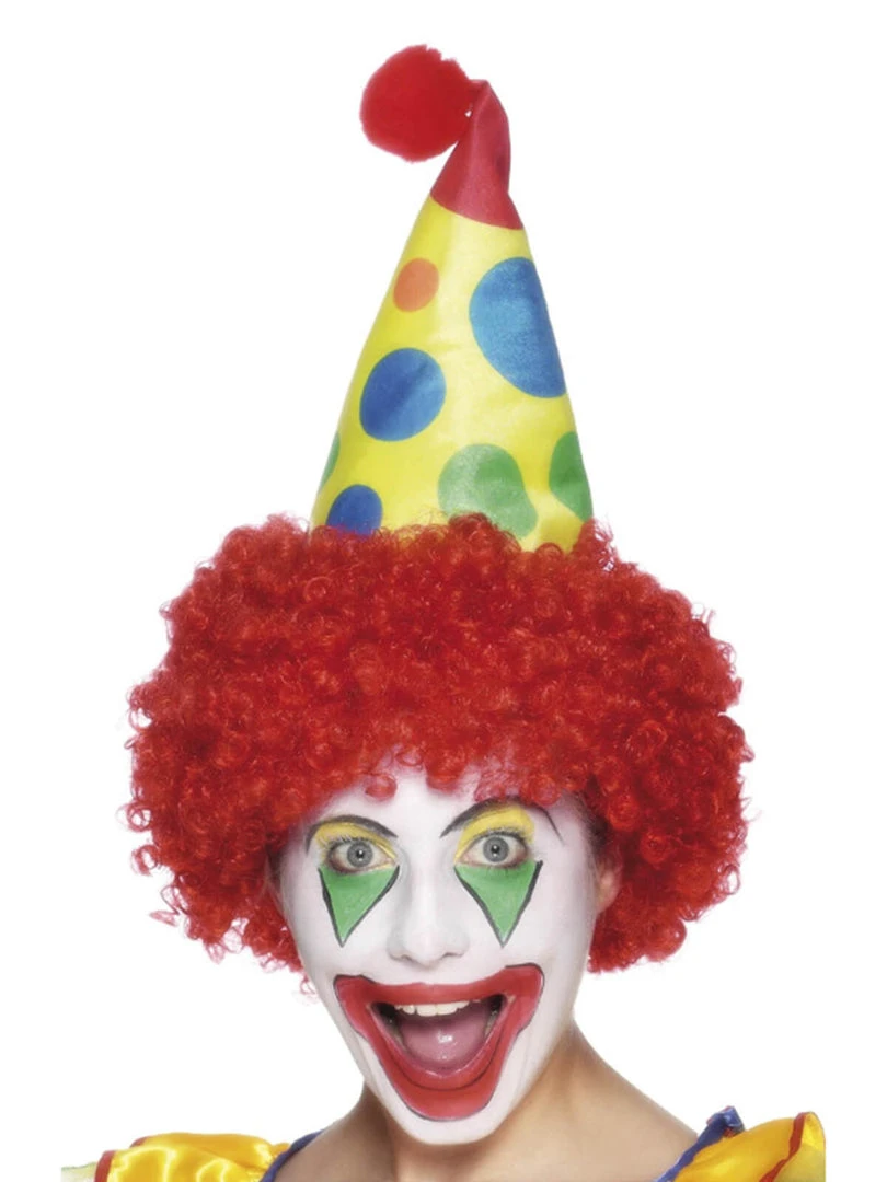 Fun Place Wigs & Hats Clown Hat, Red 3 Fun Place Wigs & Hats Clown Hat, Red