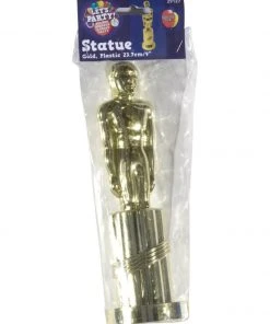 Fun Place Accessories Plastic Statue, Gold Oscar