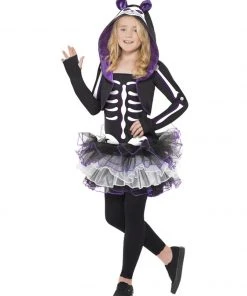 Fun Place Skelly Cat Costume, Black