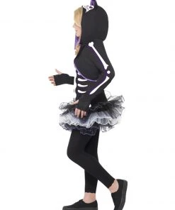 Fun Place Skelly Cat Costume, Black