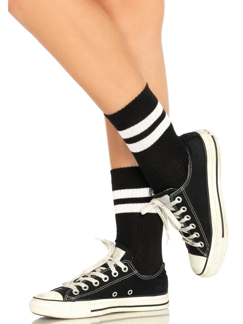 Fun Place Cosplay Athletic Striped Anklet Socks 3 Fun Place Cosplay Athletic Striped Anklet Socks