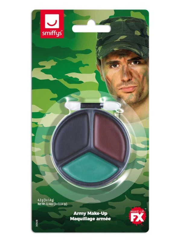 Fun Place Army Camouflage Kit Face Paints Cosplay 4 Fun Place Army Camouflage Kit Face Paints Cosplay