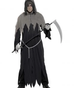 Fun Place Grim Reaper Robe Costume, Black