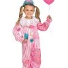 Fun Place Cotton Candy Clown Toddler Costume 2 Fun Place Cotton Candy Clown Toddler Costume