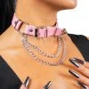 Fun Place Festivals Heart Adjuster Collar - Pink 1 Fun Place Festivals Heart Adjuster Collar - Pink