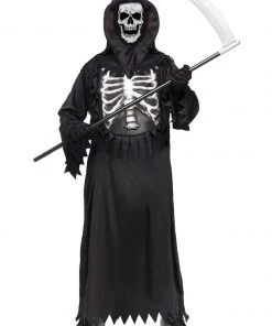 Fun Place Glow Chest Reaper Child Costume