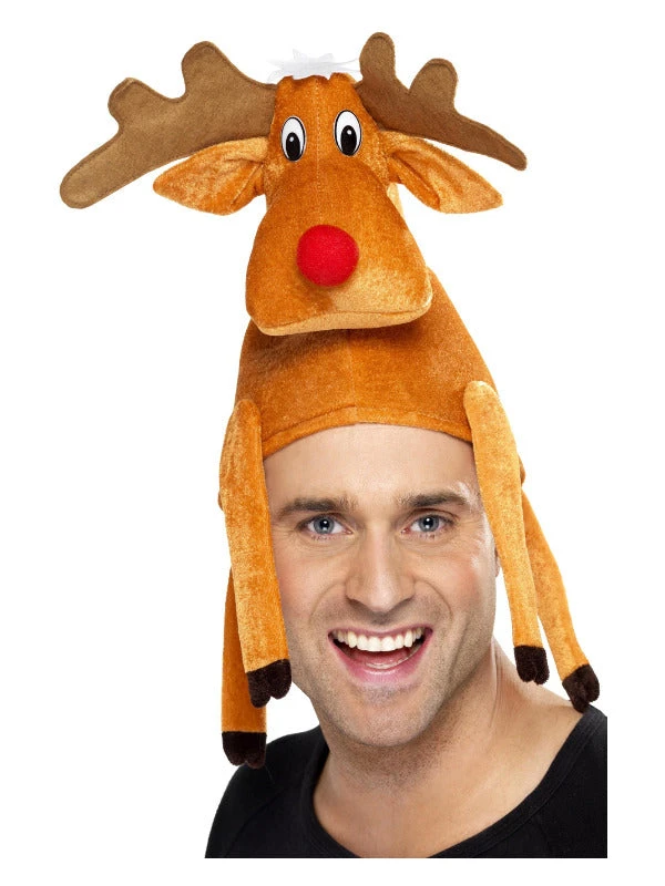 Fun Place Wigs & Hats Reindeer Hat 3 Fun Place Wigs & Hats Reindeer Hat
