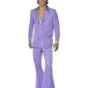Fun Place 70s Suit Costume Lavender