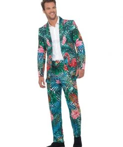 Fun Place Hawaiian Tropical Flamingo Suit Festivals