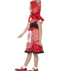 Fun Place Costumes & Characters Miss Hood Costume, Red