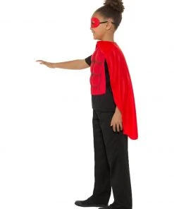 Fun Place Costumes Kids Superhero Kit, Red 7 Fun Place Costumes Kids Superhero Kit, Red