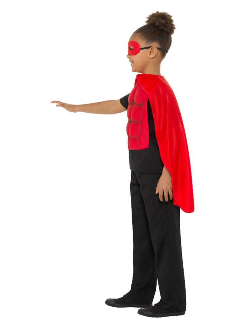 Fun Place Costumes Kids Superhero Kit, Red 5 Fun Place Costumes Kids Superhero Kit, Red