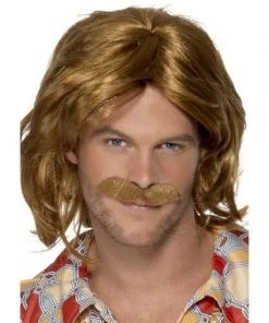 Fun Place 70s Super Trouper Wig & Moustache