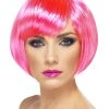 Fun Place Babe Wig, Neon Pink Cosplay