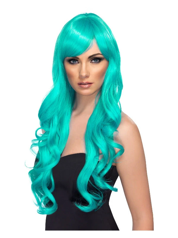 Fun Place Desire Wig, Aqua 3 Fun Place Desire Wig, Aqua