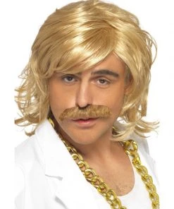 Fun Place Decades & Eras Game Show Host Kit, Wig And Tash