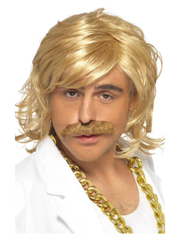 Fun Place Decades & Eras Game Show Host Kit, Wig And Tash 3 Fun Place Decades & Eras Game Show Host Kit, Wig And Tash