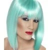 Fun Place Glam Wig, Neon Aqua Cosplay