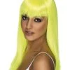 Fun Place Cosplay Glamourama Wig, Neon Yellow 2 Fun Place Cosplay Glamourama Wig, Neon Yellow