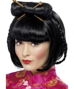 Fun Place Oriental Lady Wig Around The World