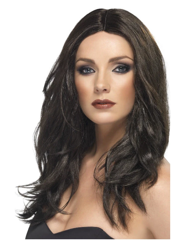 Fun Place Superstar Wig, Dark Brown 3 Fun Place Superstar Wig, Dark Brown