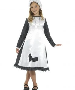 Fun Place Victorian Maid Costume, Blue & White