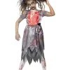 Fun Place Zombie Bride Costume, Grey Costumes & Characters
