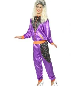 Fun Place Shop By Theme Retro Shell Suit Costume, Ladies