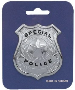 Fun Place Accessories Metal Police Badge