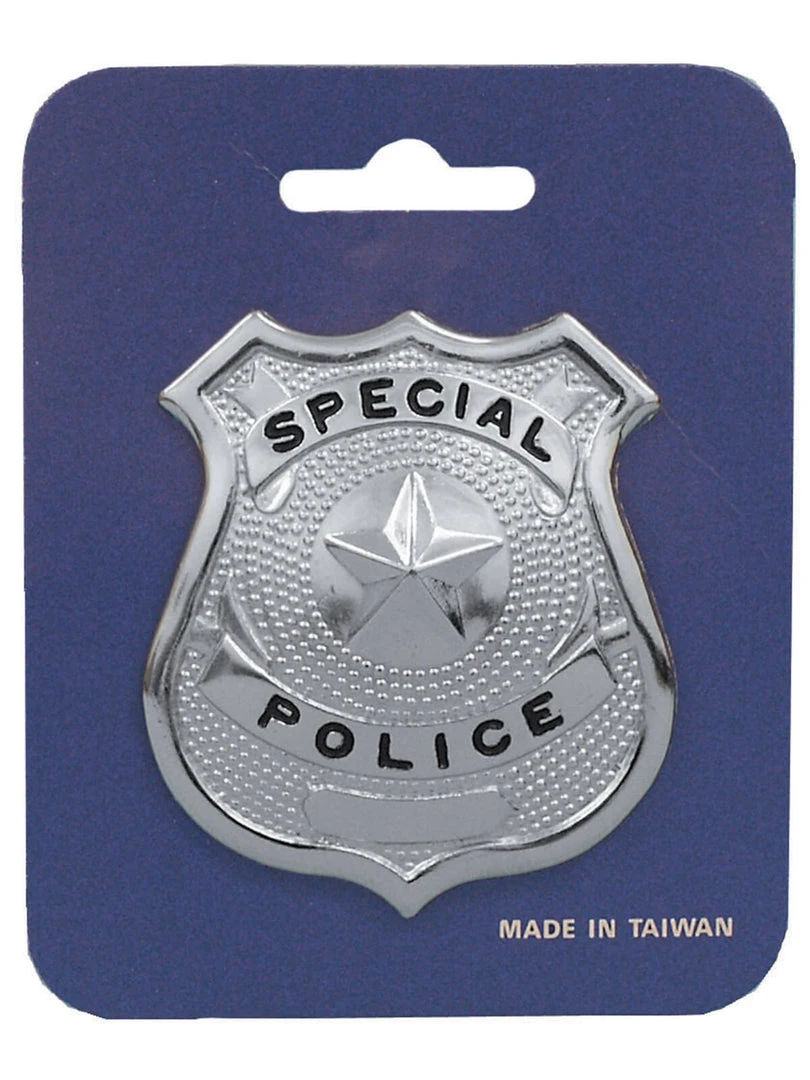 Fun Place Accessories Metal Police Badge 3 Fun Place Accessories Metal Police Badge