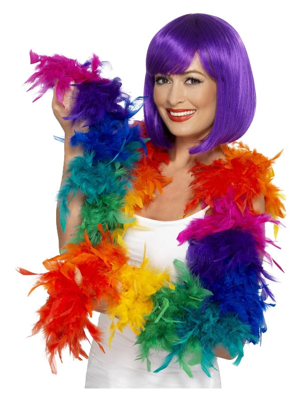 Fun Place Festivals Feather Boa, 80g, Rainbow 3 Fun Place Festivals Feather Boa, 80g, Rainbow